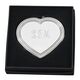 Engraved Silhouette Heart Compact Image 2 of 2